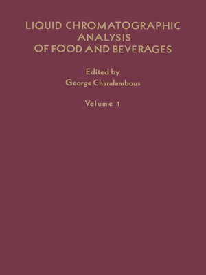 cover image of Liquid Chromatographic Analysis of Food and Beverages V1